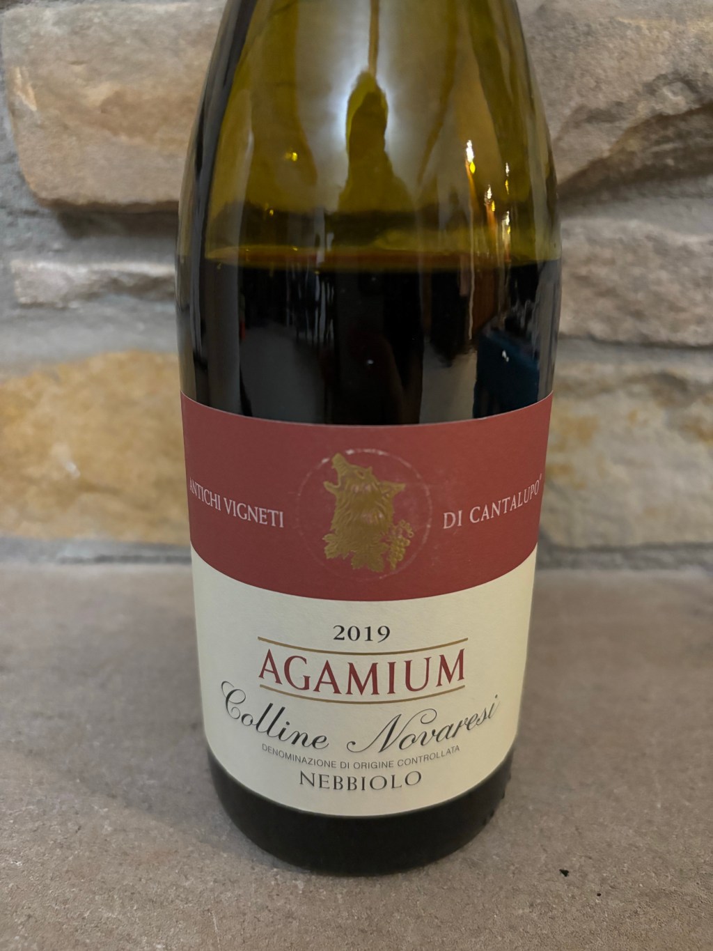 2019 Antichi Vigneti di Cantalupo “Agamium” Colline Novaresi [Rating: 3.5/5 |&nbsp;$19]