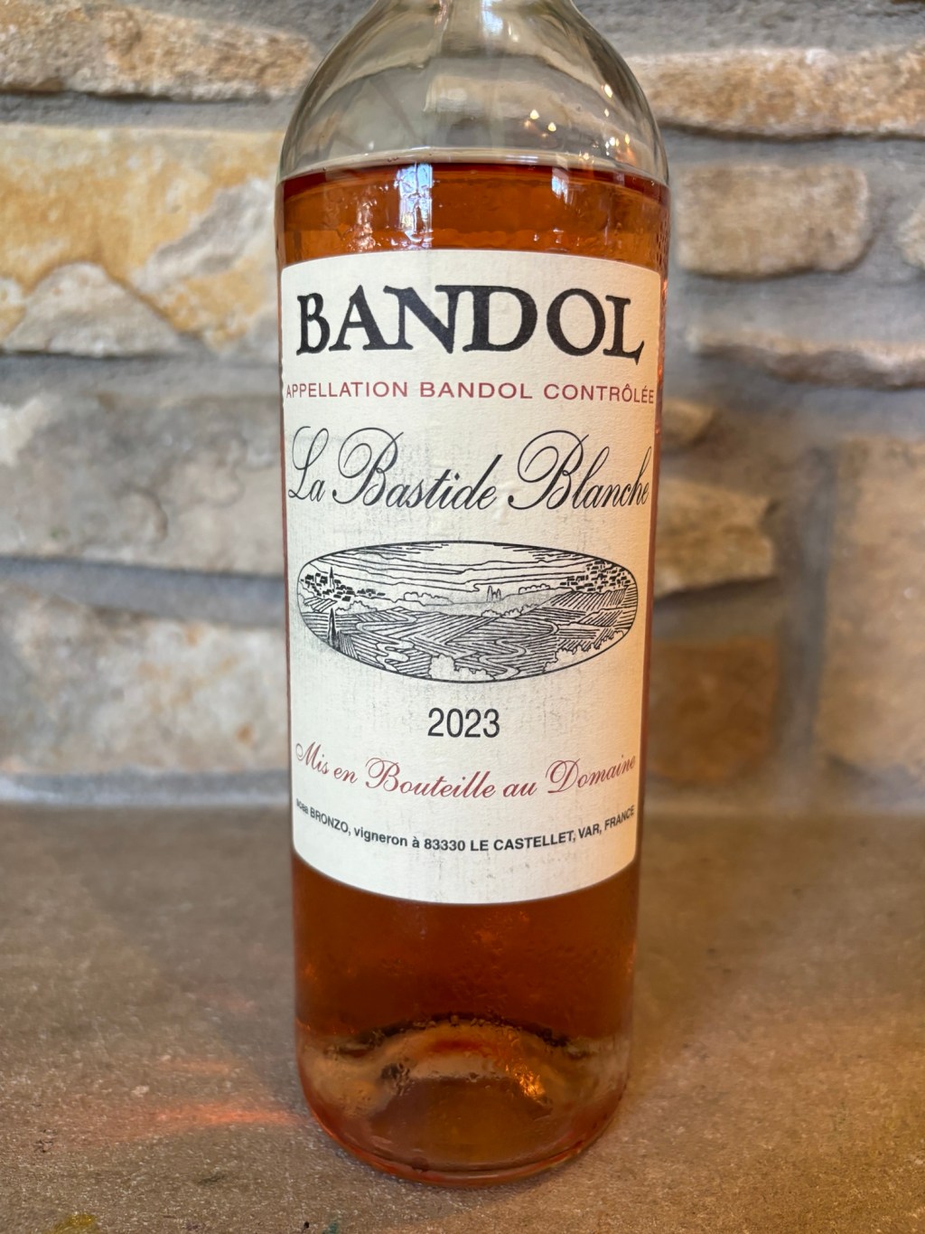 2023 La Bastide Blanche Bandol Rose’ [Rating: 4/5 |&nbsp;$24]