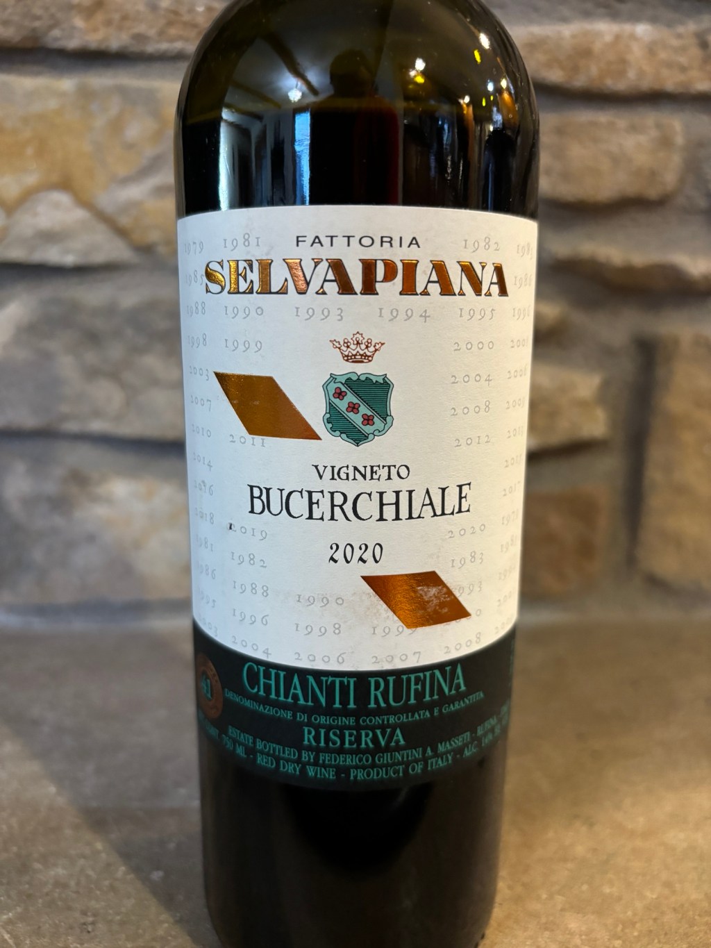2020 Selvapiana Chianti Rifina Riserva Bucerchiale [Rating: 4.5/5 |&nbsp;$33]