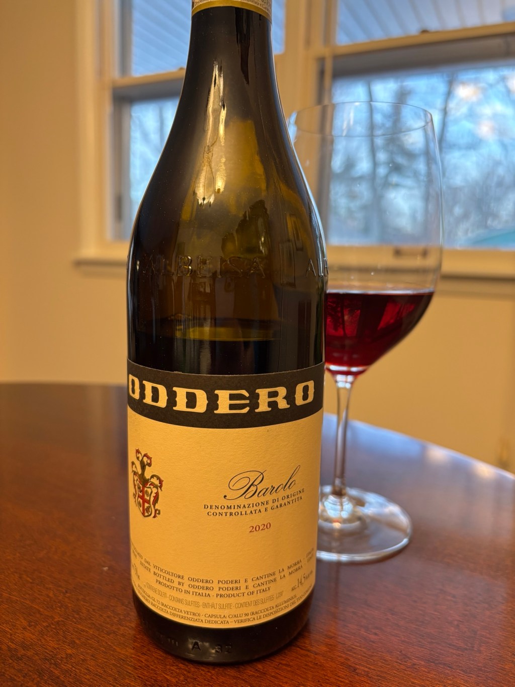 2020 Oddero Barolo [Rating: 4/5 |&nbsp;$46]