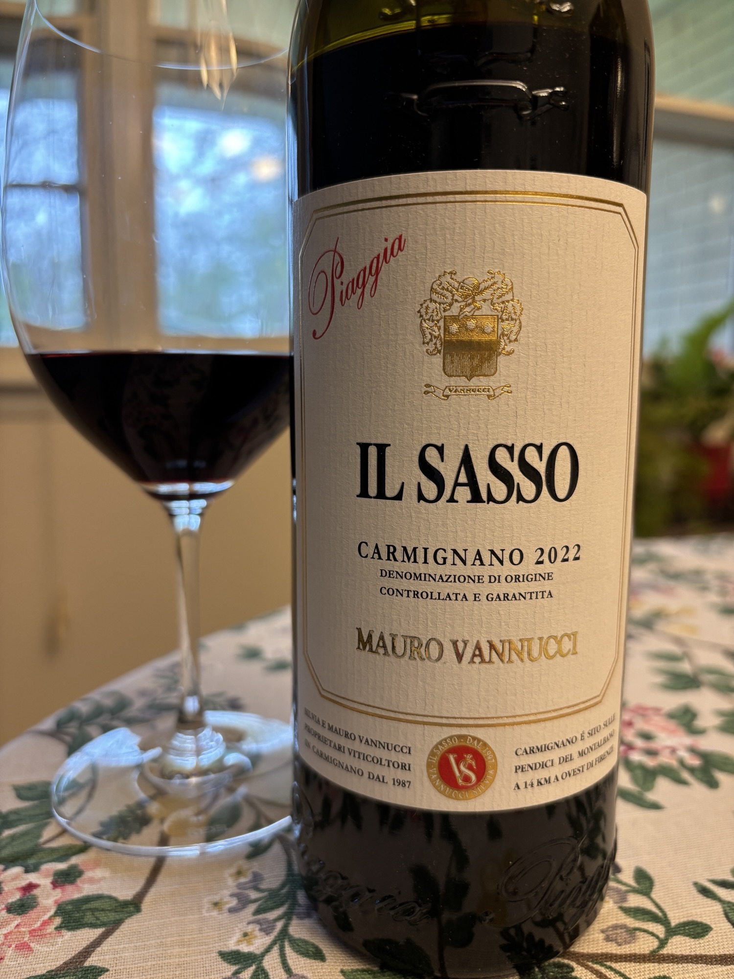 2022 Piaggia “Il Sasso” Carmignano [Rating: 4/5 | $29] – Daniele