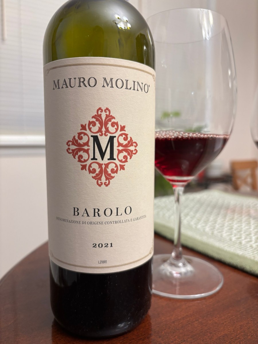2021 Mauro Molino Barolo [Rating: 4/5 |&nbsp;$43]